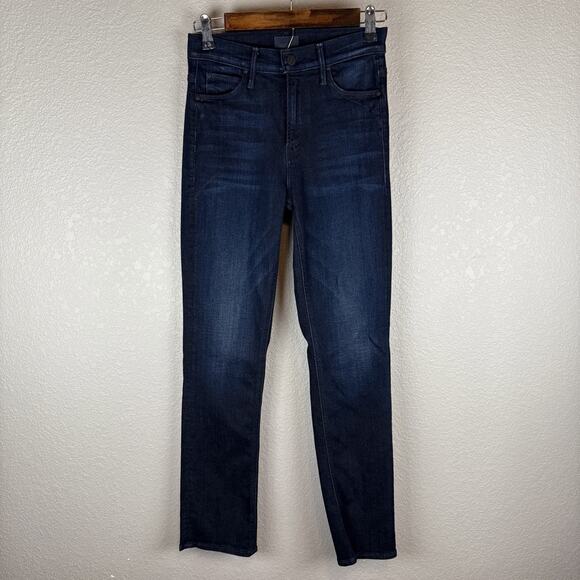 Mother Jeans The Mid Rise Dazzler Ankle Size 25 Now or Never Dark Wash Stretch - Picture 1 of 9